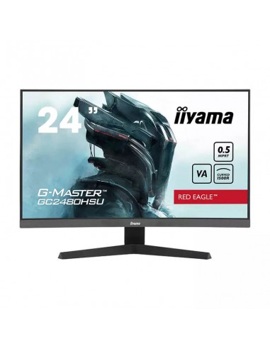 Ecran Gaming iiyama incurvé G-MASTER - 24" FHD, 0.5ms, 180Hz (GC2480HSU-B1) Ecran Gaming iiyama incurvé G-MASTER - 24" FHD, 0.5ms, 180Hz (GC2480HSU-B1)