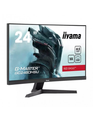 Ecran Gaming iiyama incurvé G-MASTER - 24" FHD, 0.5ms, 180Hz (GC2480HSU-B1) Ecran Gaming iiyama incurvé G-MASTER - 24" FHD, 0.5ms, 180Hz (GC2480HSU-B1)