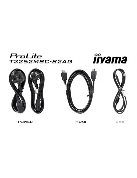 Écran ProLite T2252MSC-B2AG 21.5'' Full HD IPS 60Hz Tactile IIYAMA (T2252MSC-B2AG) Écran ProLite T2252MSC-B2AG 21.5'' Full HD IPS 60Hz Tactile IIYAMA (T2252MSC-B2AG)