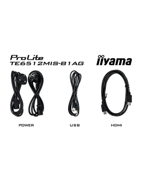 ProLite TE6512MIS-B1AG Écran Tactile Interactif IIYAMA 65'' 4K UHD IPS 60Hz (TE6512MIS-B4AG)