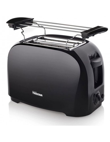 Grille-Pain TRISTAR - 2 Fentes Courtes - 800 Watts - Noir (BR-1025)
