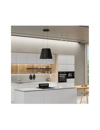 Hotte Centrale SILVERLINE 50 cm - Noir (4386-50) en Tunisie