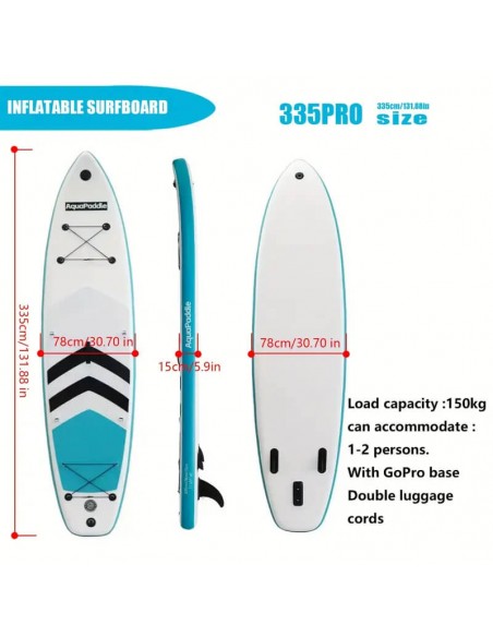 Paddle Planche kit surf gonflable 10.5 pompe à haute pression (Paddletm105) en Tunisie Paddle Planche kit surf gonflable 10.5 pompe à haute pression (Paddletm105) en Tunisie