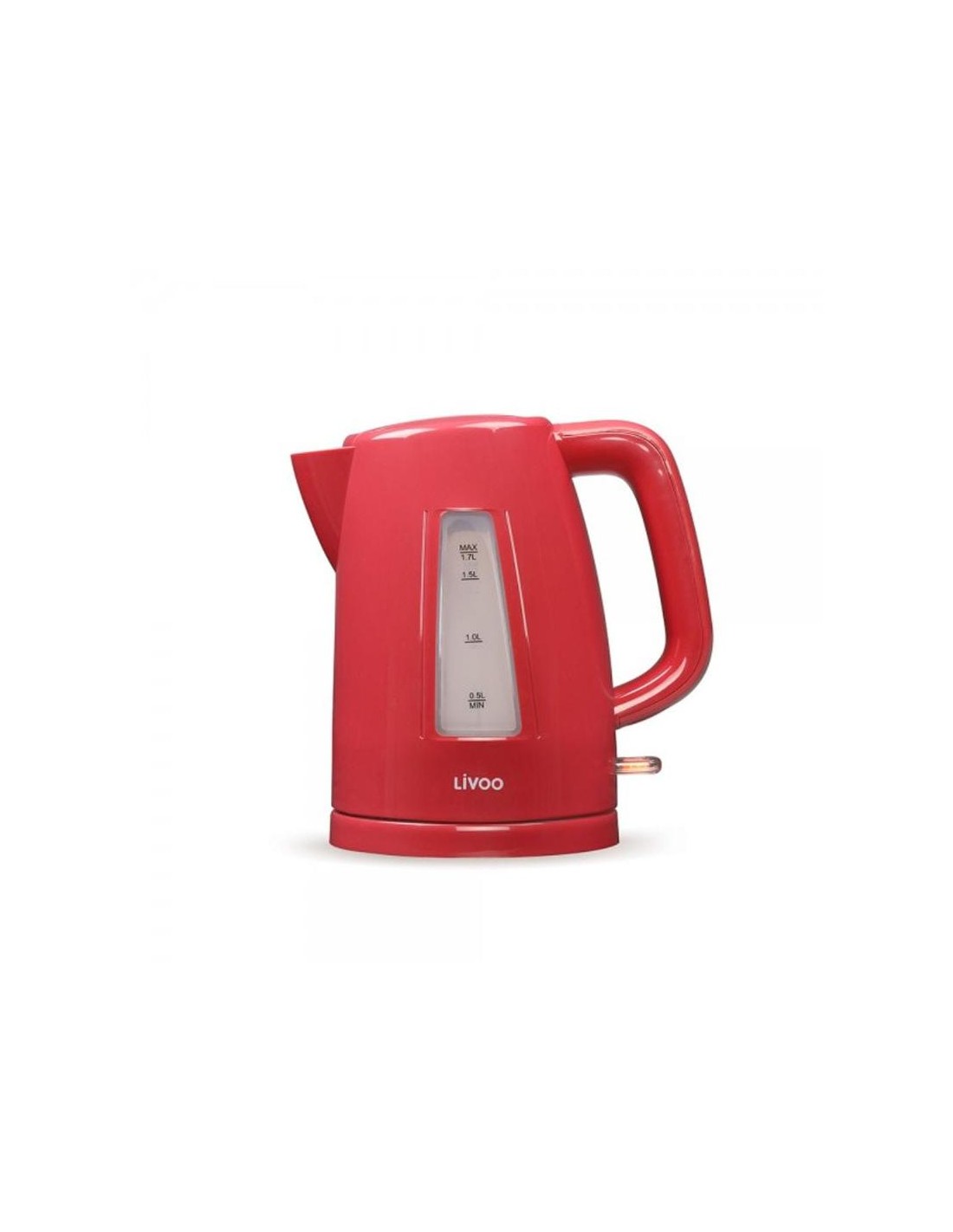 Bouilloire électrique LIVOO 1.7L 2200W Rouge prix Tunisie
