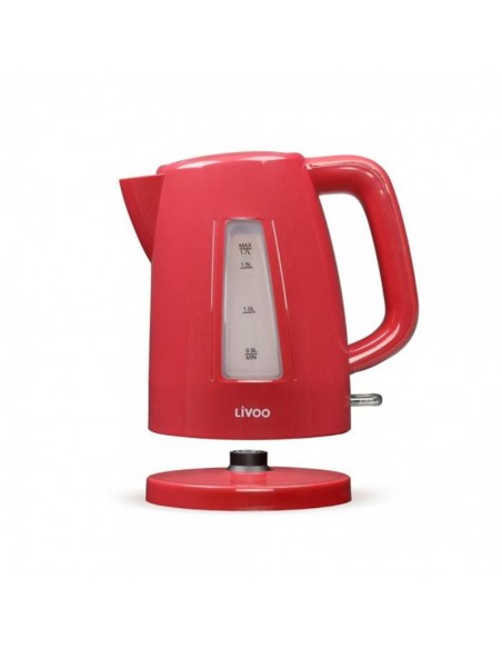 Bouilloire électrique LIVOO 1.7L-2200W Rouge (DOD184RC) en Tunisie