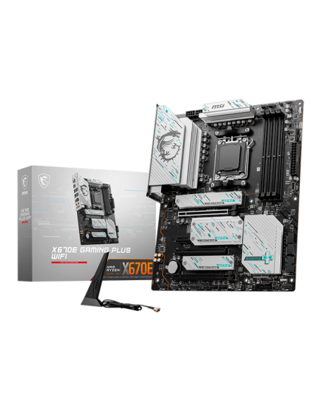 MSI X670E GAMING PLUS WIFI ATX AM5 DDR5 (911-7E16-009) en Tunisie