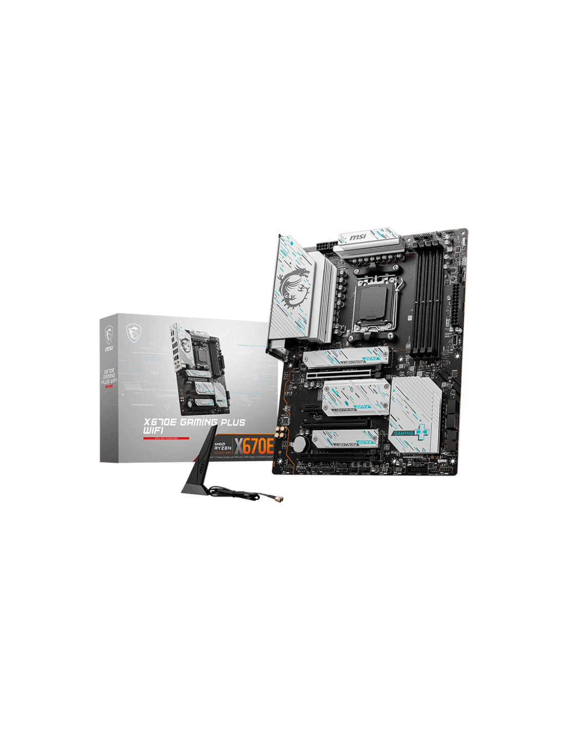 Carte Mère MSI X670E GAMING PLUS WIFI chipset AMD X670