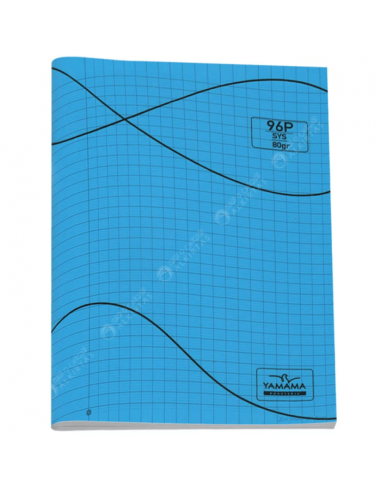 Cahier Piqûre YAMAMA 96P CP Uni SYS BMV -80G Bleu (6194036429929) en Tunisie