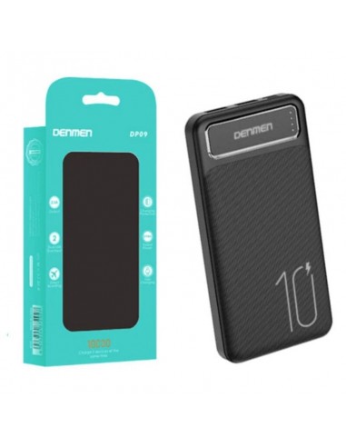 Power Bank 10000mAh DP09 avec entrée Type-C et protections surtension