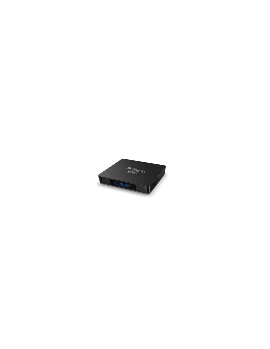 X96Q Android TV Box avec connecteurs HDMI, USB et Ethernet