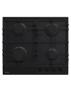 Plaque de Cuisson FOCUS 4 Feux 60 cm Noir (F408B)
