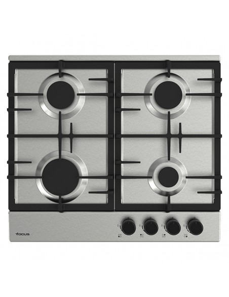 Plaque de Cuisson FOCUS 4 Feux 60 cm Inox (F408X)