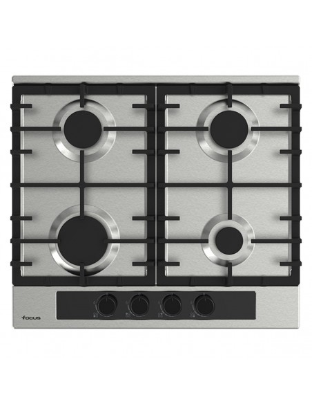 Plaque de Cuisson FOCUS 4 Feux 60 cm Inox (F402X)
