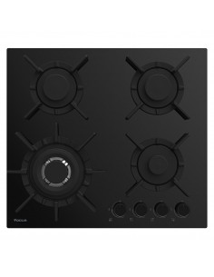 Plaque De Cuisson FOCUS F4015BS 4 Feux 60 Cm - Noir