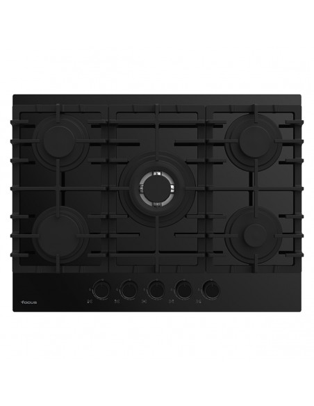 Plaque de Cuisson FOCUS Vitro 5 Feux 70 cm Noir (F.406B) Plaque de Cuisson FOCUS Vitro 5 Feux 70 cm Noir (F.406B)