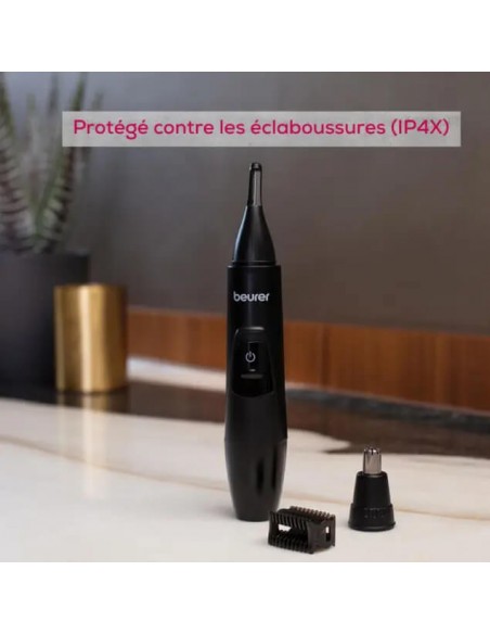 Tondeuse électrique nez et oreilles Beurer MN2X facile à utiliser