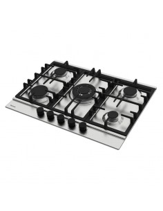 Table de cuisson inox Focus 5 Feux 70cm pas chère pour cuisine moderne 2