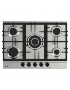 Table de cuisson inox Focus 5 Feux 70cm pas chère pour cuisine moderne