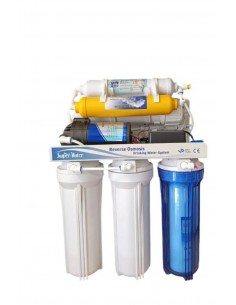 Installation complète d’osmoseur Eau maison avec pompe 6 stages