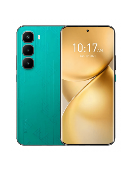 Design élégant et couleur Cyber Green du Smartphone INFINIX Hot 60
