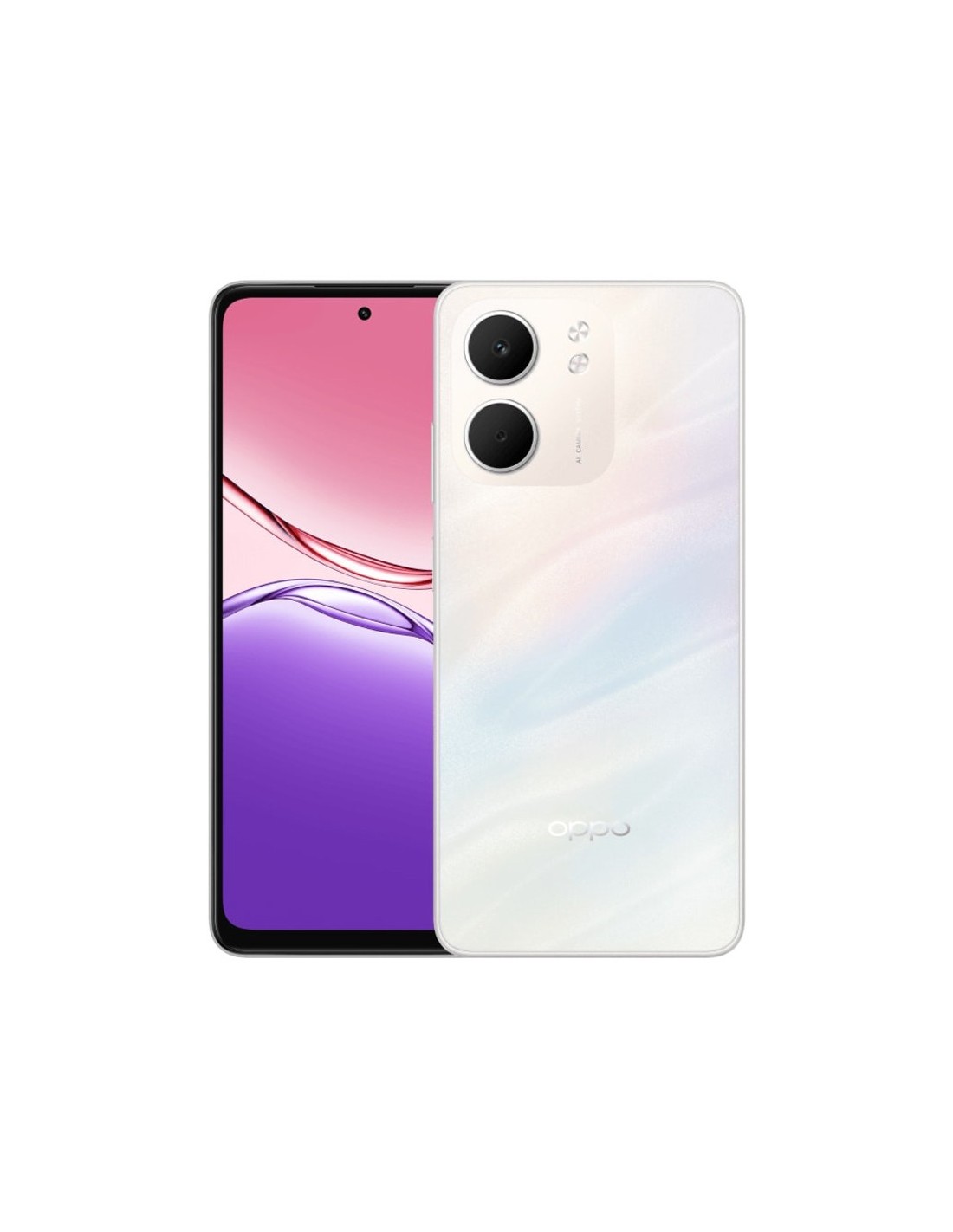 Smartphone Oppo A5X 4Go 128Go Blanc design élégant