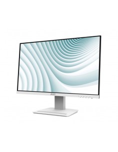Moniteur MSI PRO MP243XW blanc élégant avec support réglable 2