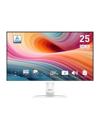 Écran MSI PRO MP251WE E2 24.5 pouces Full HD blanc