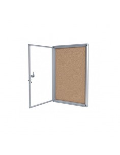 Vitrine d’affichage intérieur cadre aluminium 79x68