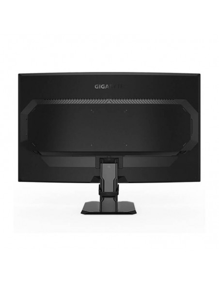 Arrière de l’écran PC gamer GIGABYTE GS27QCA avec connectiques HDMI et DP Arrière de l’écran PC gamer GIGABYTE GS27QCA avec connectiques HDMI et DP