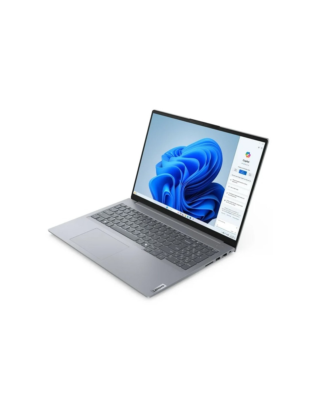 Lenovo ThinkBook 16 G8 design fin gris arctique