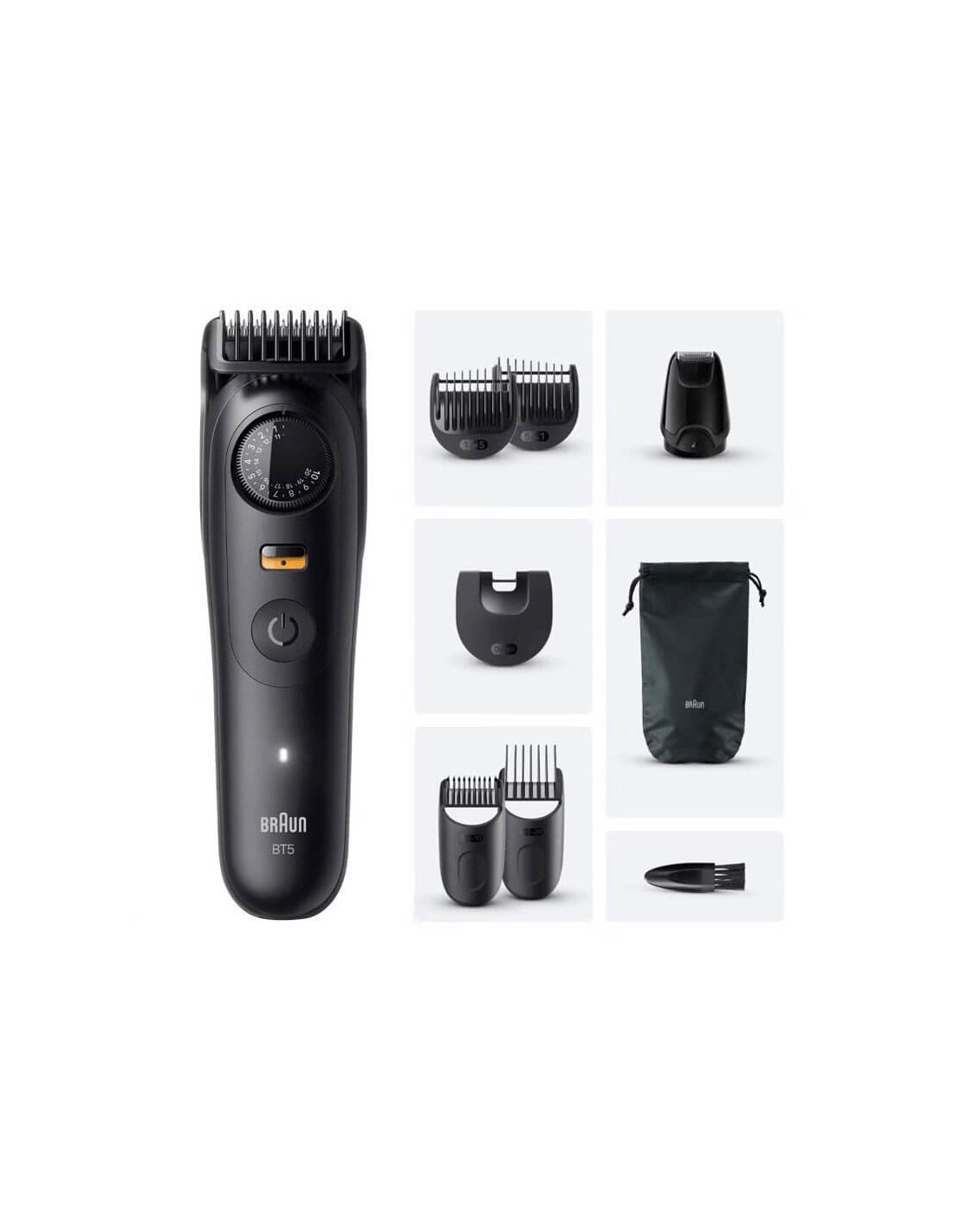 Tondeuse à Barbe Braun Série 5 BT5560 Noir étanche et rechargeable