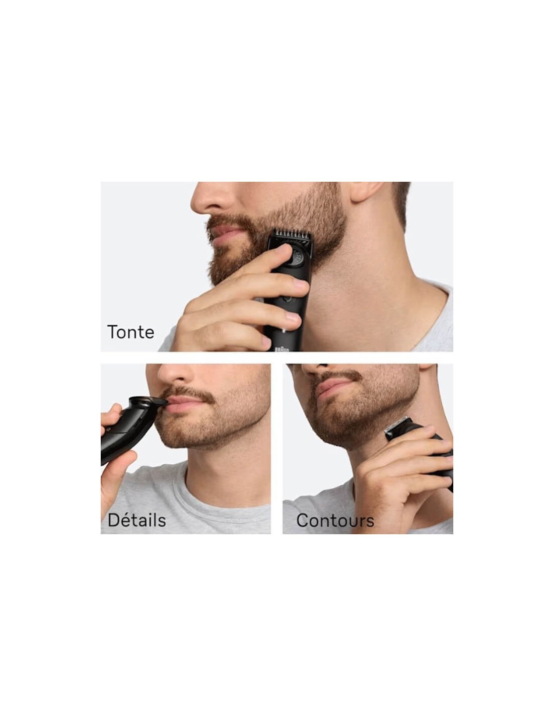 Tondeuse multifonction Braun pour visage, corps et barbe