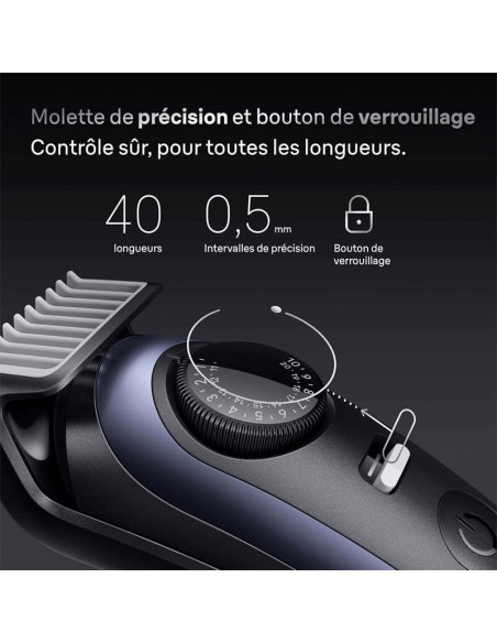 tondeuse barbe et cheveux Braun BT7520 Li-Ion