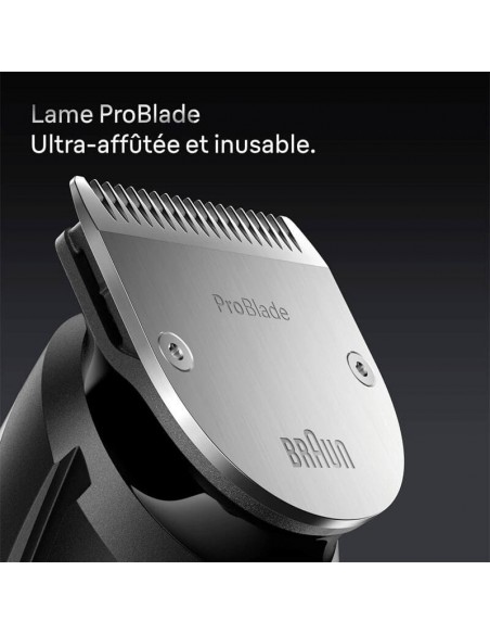 tondeuse à barbe Braun BT7520 avec lames Full Metal