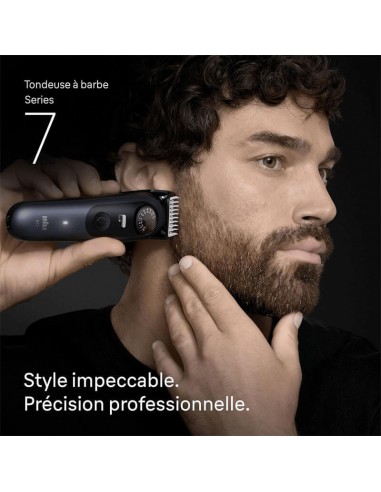 tondeuse barbe professionnelle Braun avec accessoires