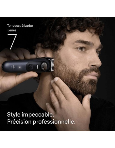 tondeuse barbe professionnelle Braun avec accessoires