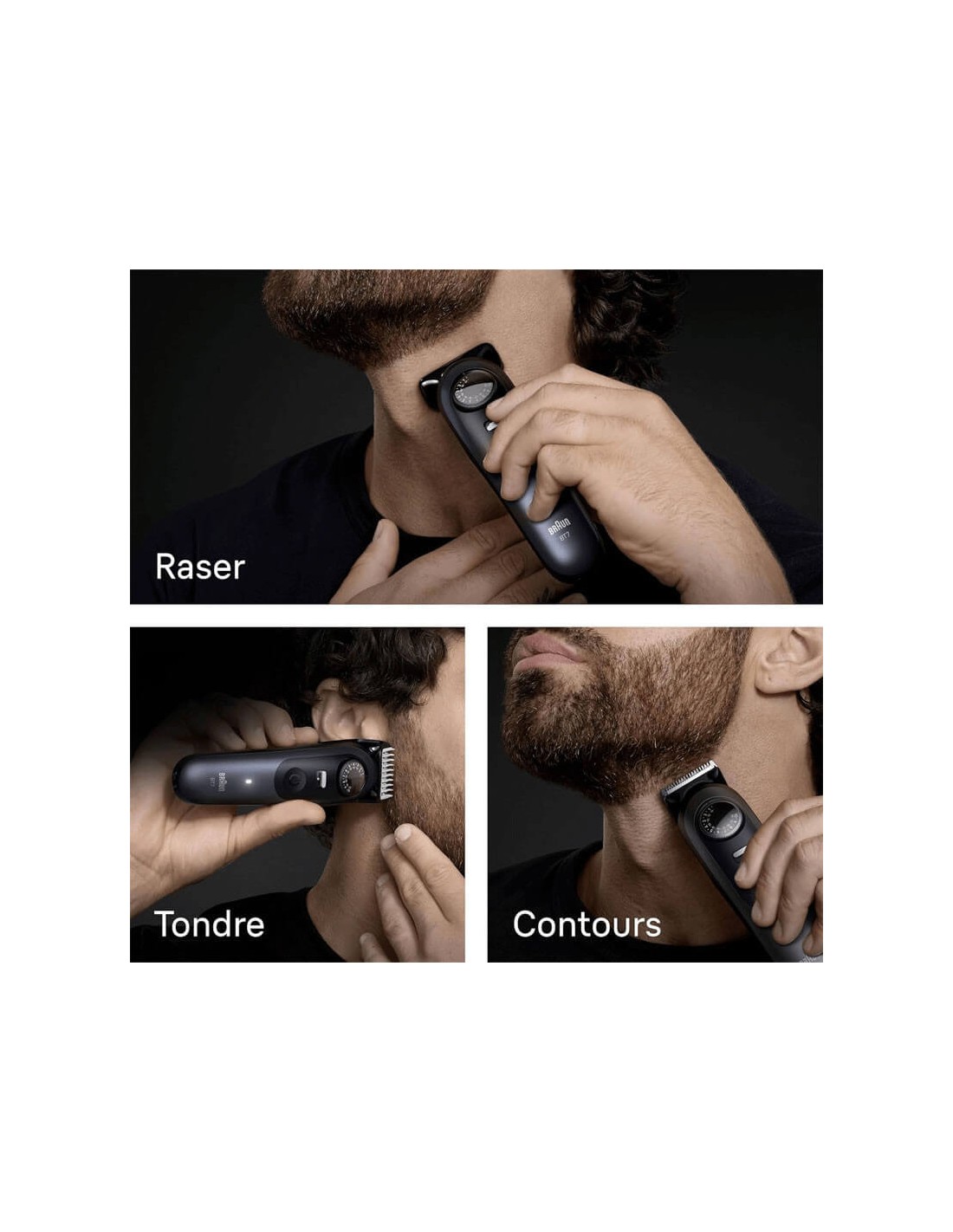 tondeuse barbe Braun 7en1 autonomie 120 minutes