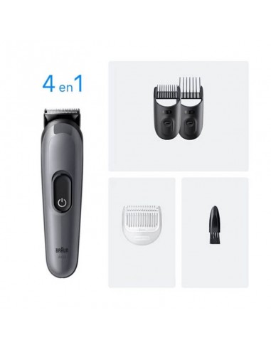 tondeuse multifonction Braun corps et visage