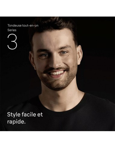 Tondeuse Braun multifonction rechargeable pour soin visage et corps