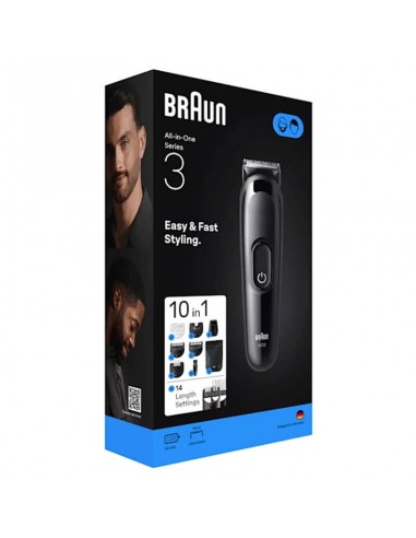 Entretien facile et nettoyage rapide de la tondeuse Braun AIO3560