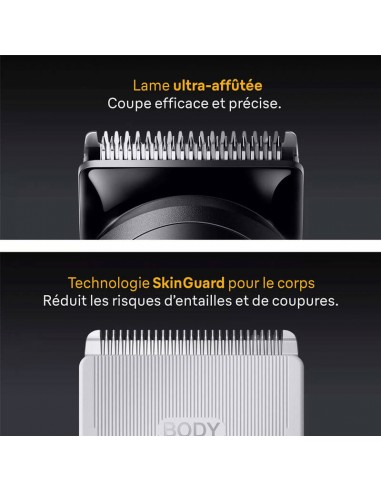 Tondeuse Braun pour barbe, cheveux et zones sensibles du corps