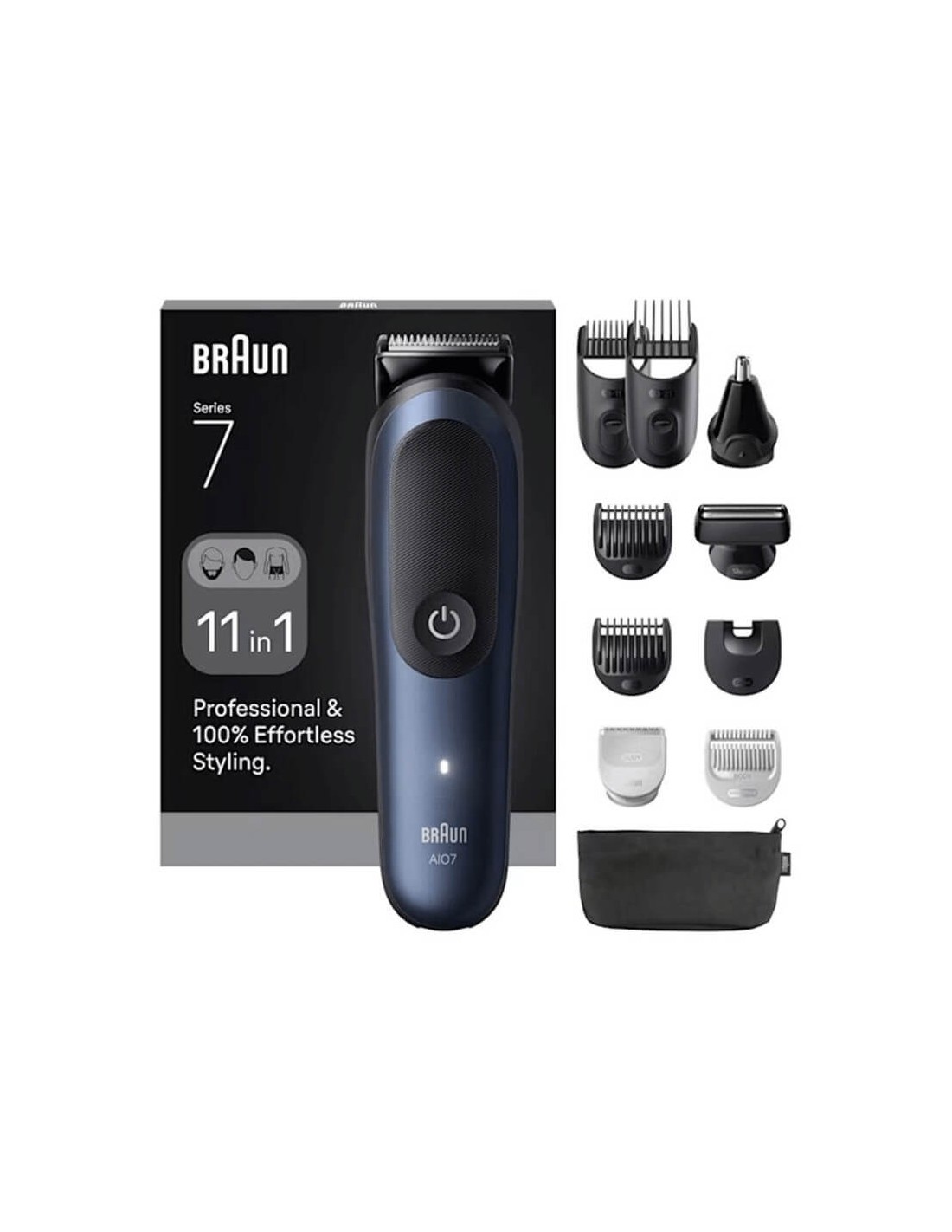 Tondeuse Multifonction 11EN1 BRAUN ergonomique et rechargeable noir