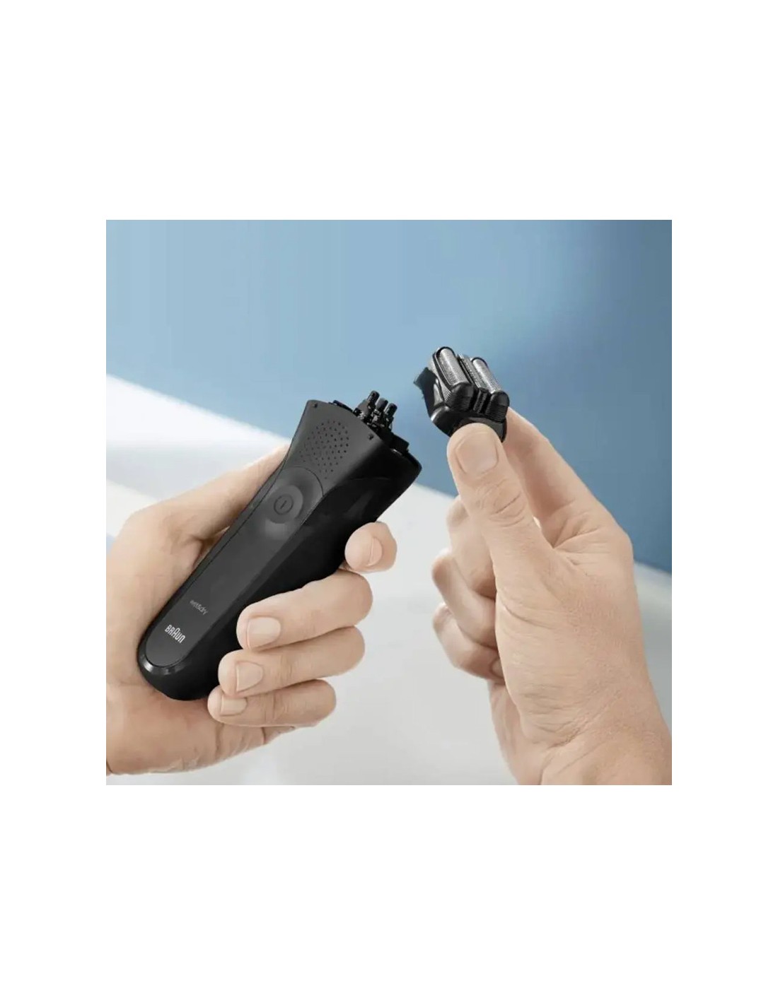 Tondeuse intégrée Braun pour barbe et cheveux précis