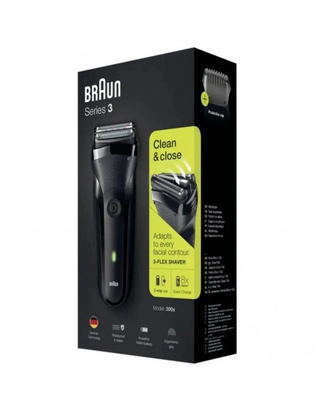 Tondeuse intégrée Braun pour barbe et cheveux précis