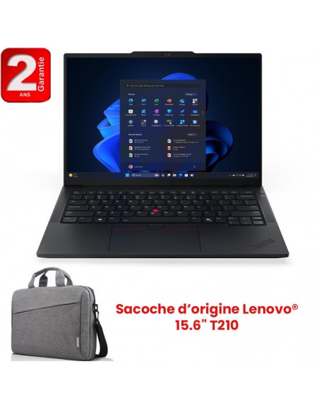 ThinkPad E14 Ultra 5 design élégant noir