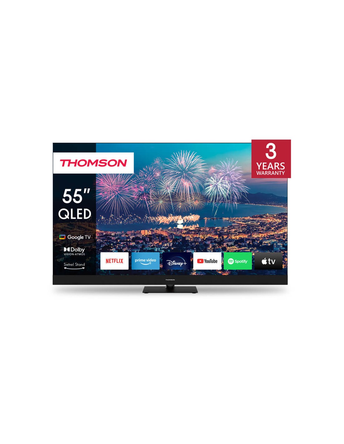 tv thomson 55 pouces qled 55qg6c14 google tv tunisie