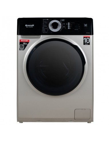 Machine à laver frontale Brandt 10.5kg design compact et pratique