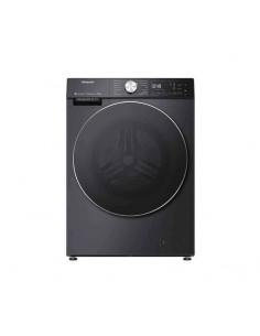 Lave-linge séchant 12kg Hisense, design élégant inox