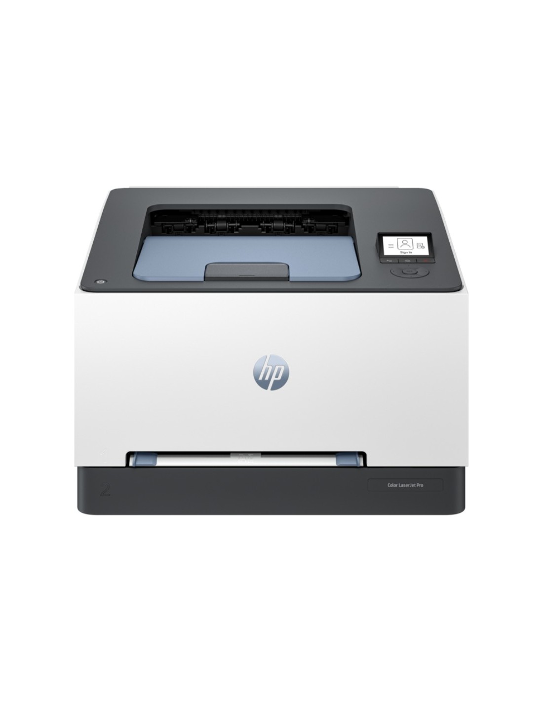 Imprimante HP 3203dw LaserJet Pro Couleur vue avant compacte et fiable