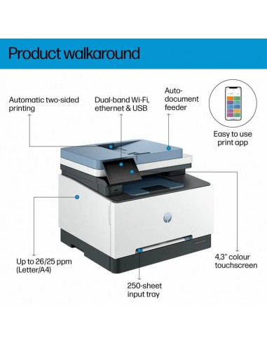 Impression couleur HP LaserJet PRO avec recto-verso automatique